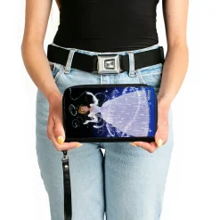 Women's PU Zip Around Wallet Rectangle - Cinderella Ball Gown Transformation