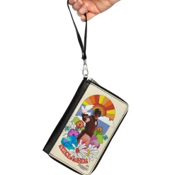 Women's PU Zip Around Wallet Rectangle - The Suicide Squad 2021 The PEACEMAKER Dove Pose