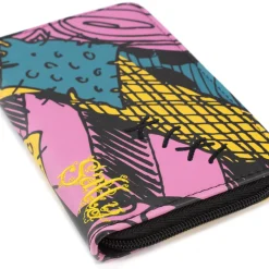 Women's Zip Around Wallet - Nightmare Before Christmas Sally Dress Patchwork3